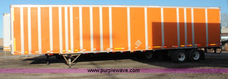 image for item E2805 1993 Wabash 48' enclosed dry van trailer