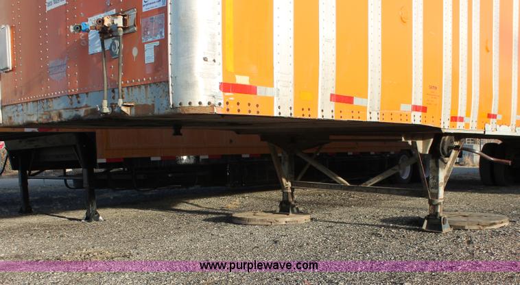 image for item E2805 1993 Wabash 48' enclosed dry van trailer