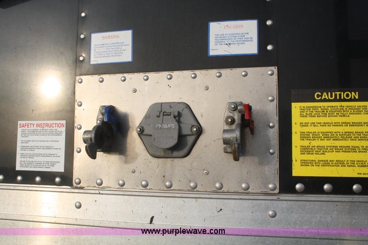 image for item F2896 2010 Stoughton double hopper grain trailer