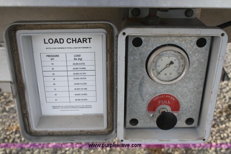 image for item F2896 2010 Stoughton double hopper grain trailer