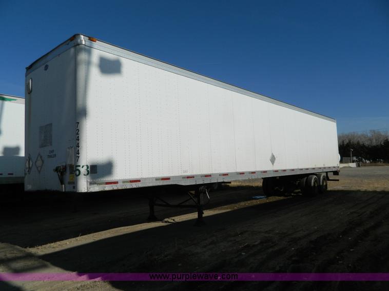 image for item G7650 1998 Utility 53' dry van trailer