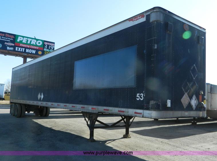 image for item G7652 1998 Great Dane 55' dry van trailer