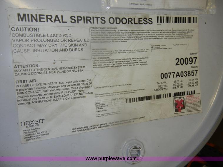 image for item AB9878 55 gallon drum of Ashland odorless mineral spirits