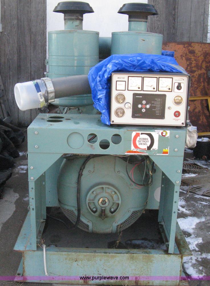image for item B8453 Detroit diesel powered generator