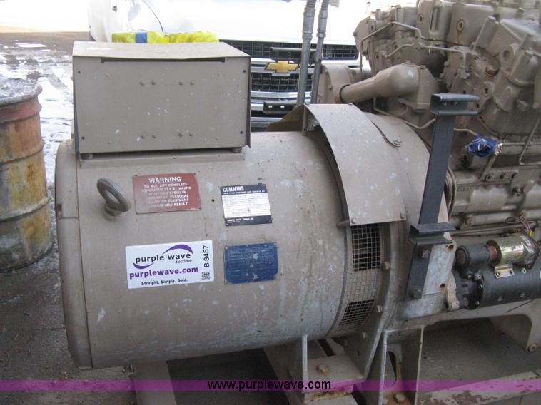 image for item B8457 Cummins diesel powered generator