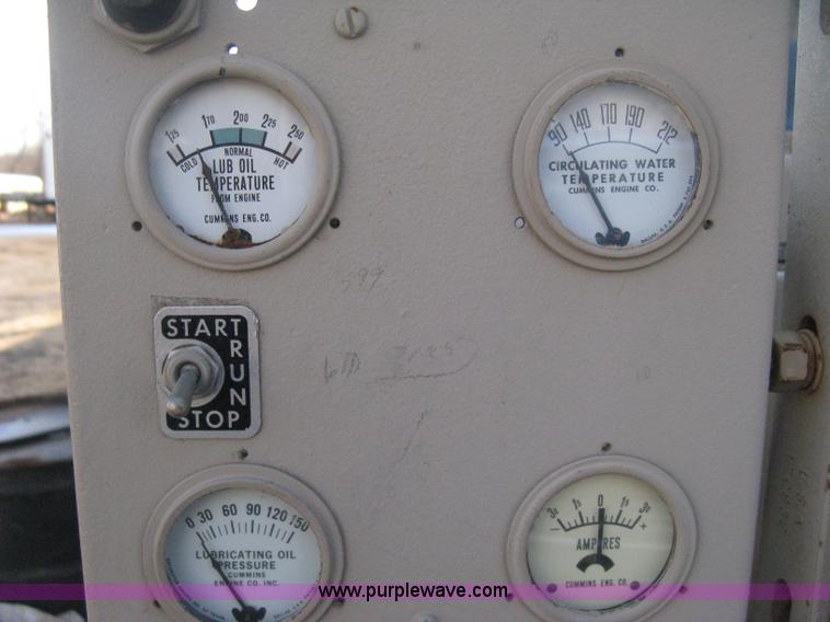 image for item B8457 Cummins diesel powered generator