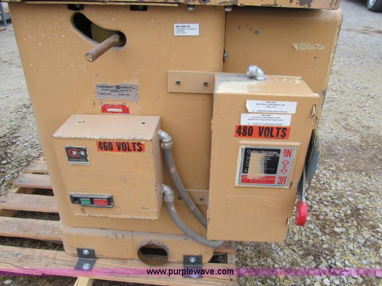 image for item D7037 Powermatic 66 table saw