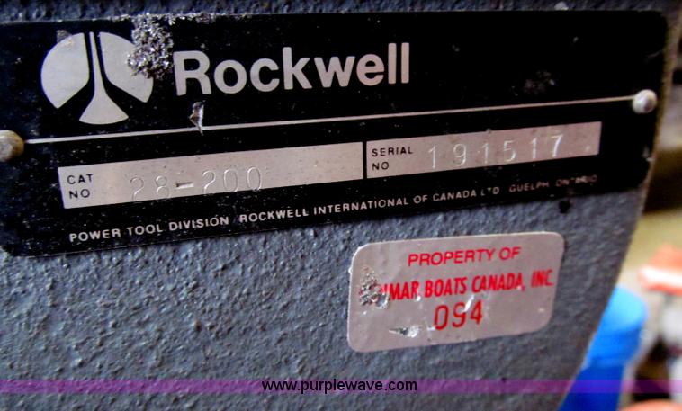 image for item D7042 Rockwell band saw