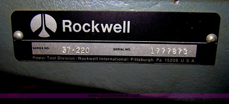 image for item D7044 Rockwell 6" jointer