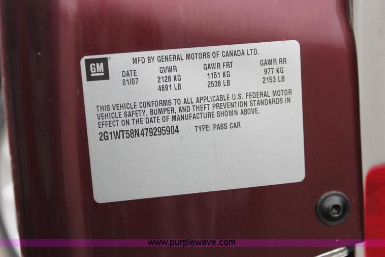 image for item E2806 2007 Chevrolet Impala LT