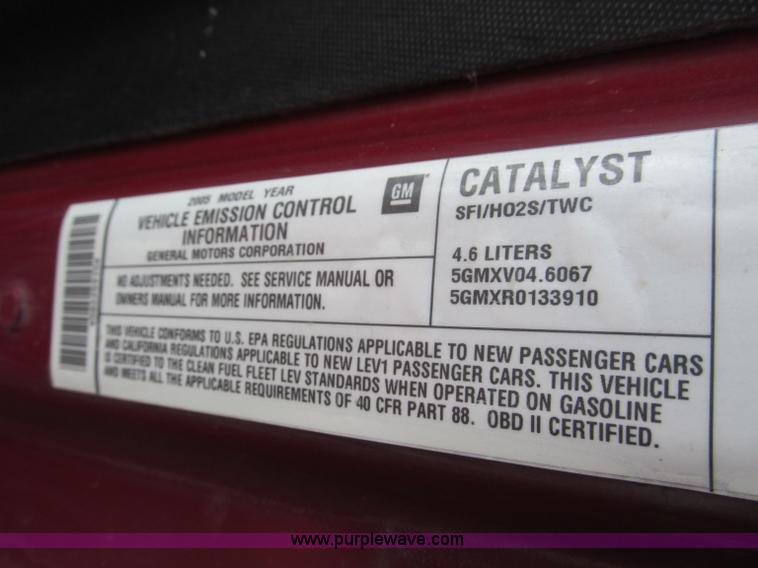 image for item E5863 2005 Cadillac STS