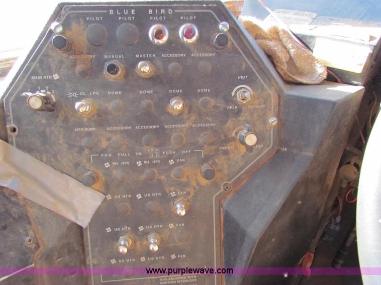 image for item E8305 2000 Blue Bird CV20 school bus