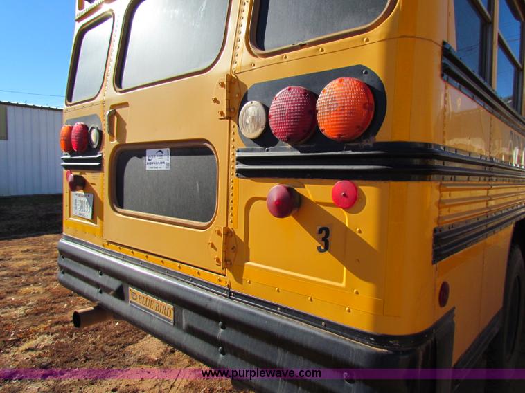image for item E8305 2000 Blue Bird CV20 school bus