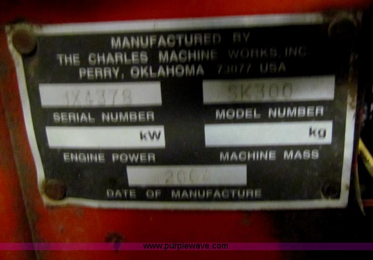 image for item E8307 Ditch Witch SK300 walk behind track loader