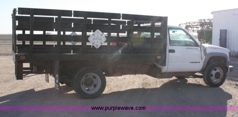 image for item G5544 1998 Chevrolet 3500HD flatbed pickup truck