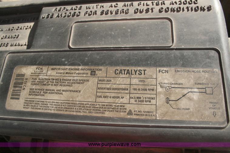 image for item G5544 1998 Chevrolet 3500HD flatbed pickup truck