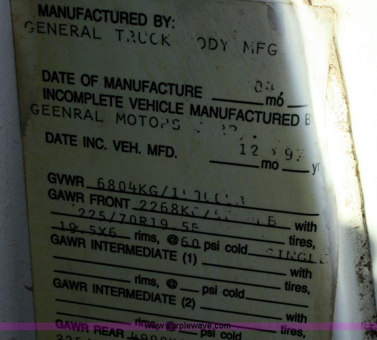 image for item G5544 1998 Chevrolet 3500HD flatbed pickup truck