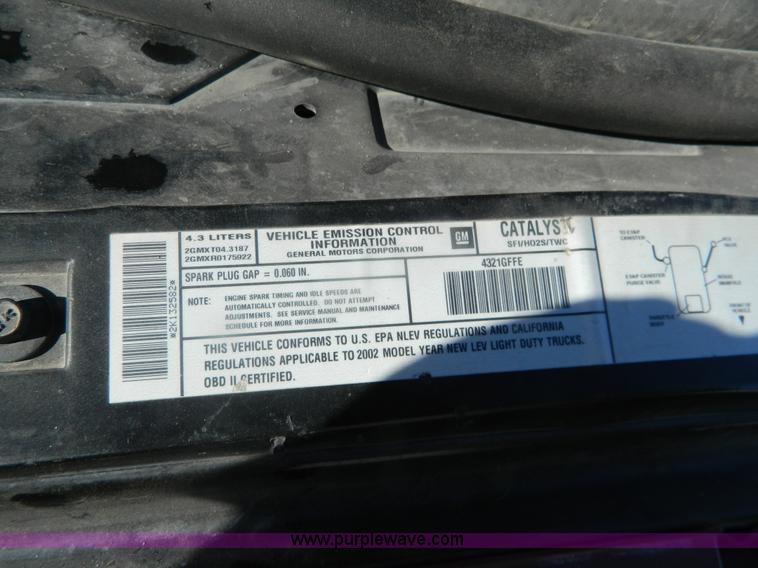 image for item G7609 2002 Chevrolet Blazer Xtreme LS SUV