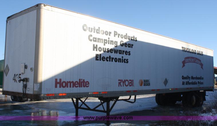 image for item O9898 1995 Utility 48' dry van trailer