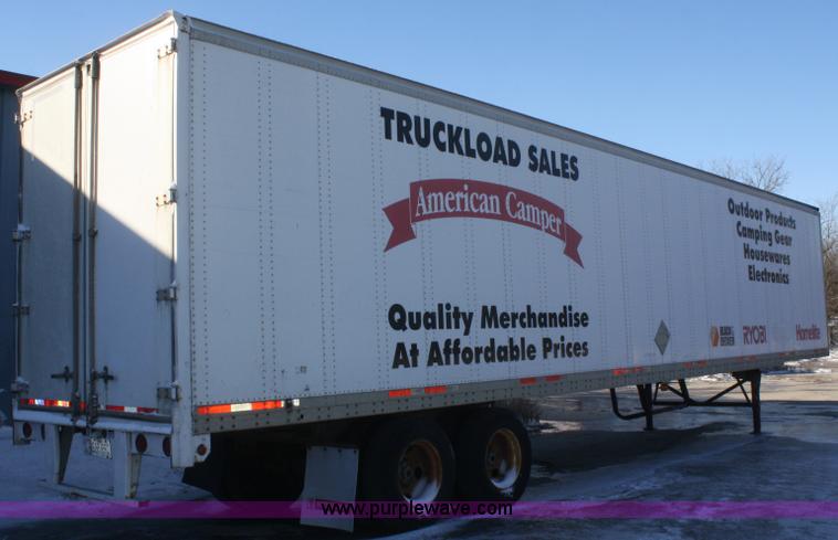 image for item O9898 1995 Utility 48' dry van trailer