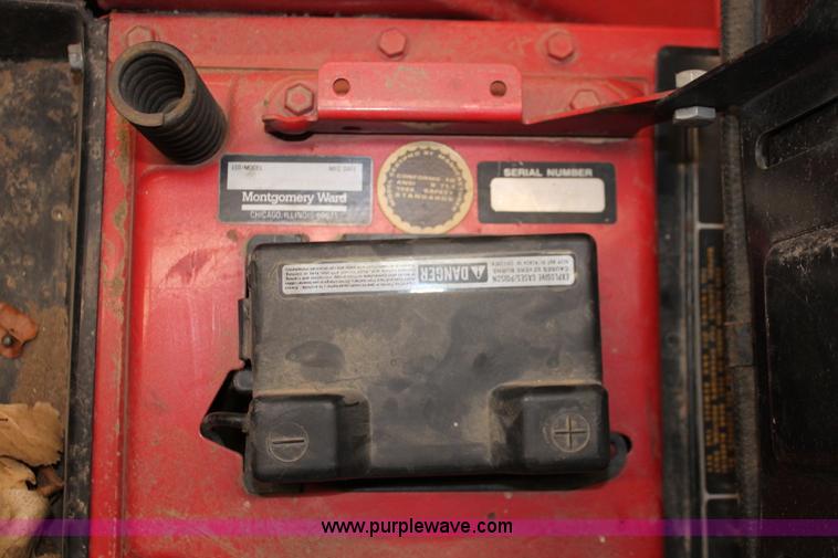 image for item V9249 Montgomery Ward lawn tractor