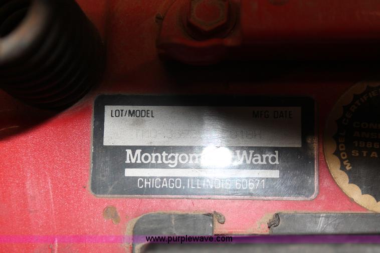 image for item V9249 Montgomery Ward lawn tractor