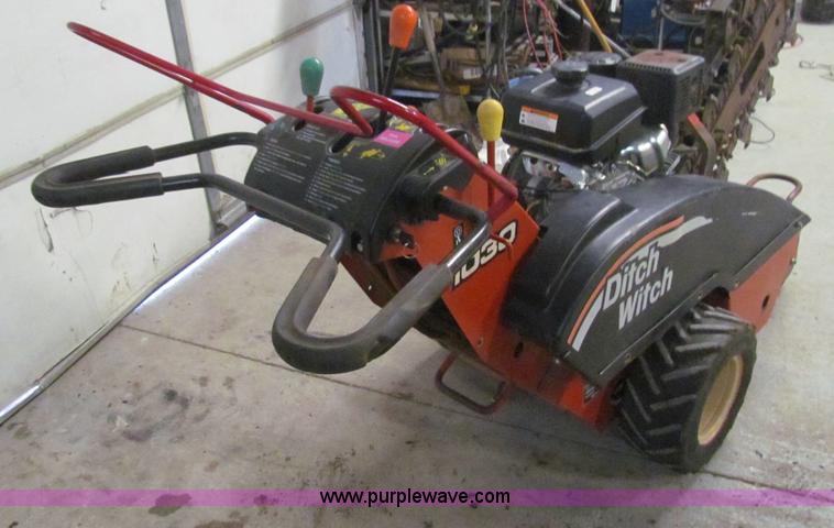image for item V9498 Ditch Witch 1030 walk-behind trencher