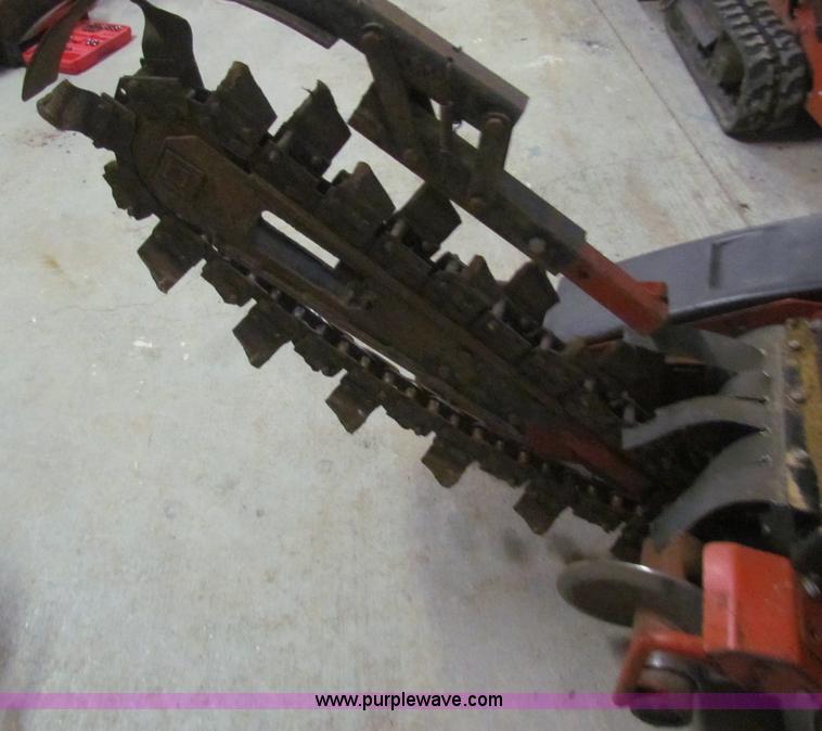 image for item V9498 Ditch Witch 1030 walk-behind trencher