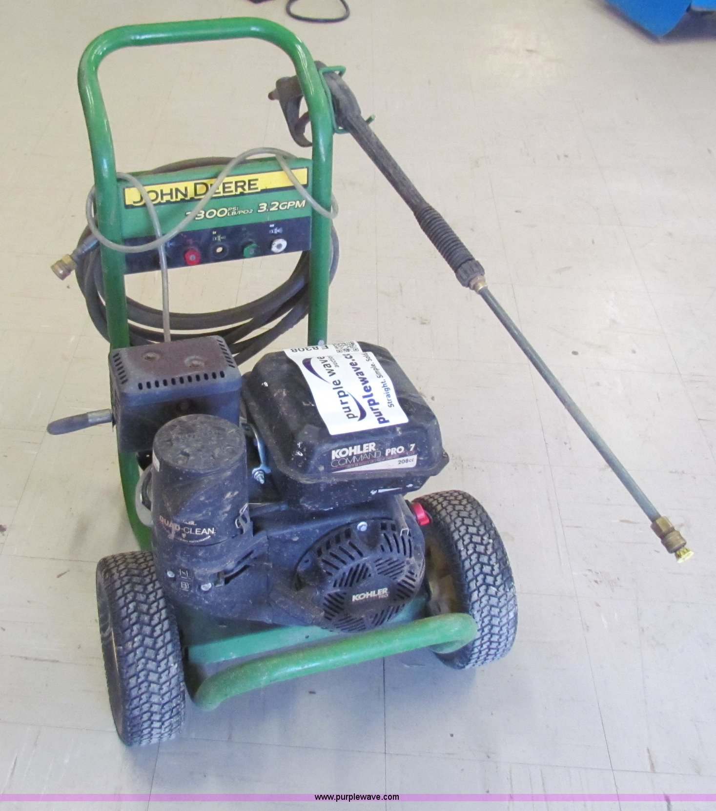 2006 John Deere power washer in Andover, KS Item E8308 sold Purple Wave
