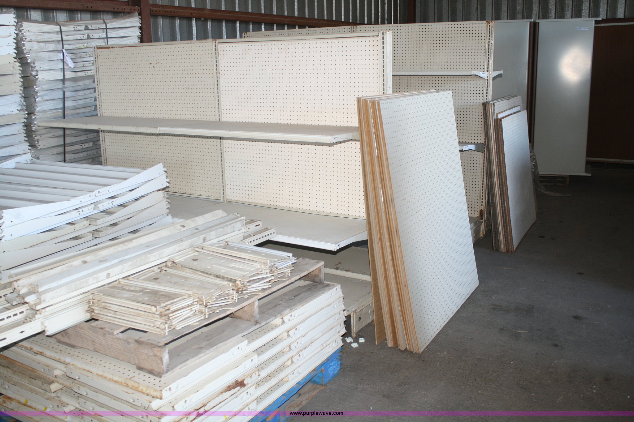 Gondola shelving in Kansas City, MO Item P9901 sold Purple Wave