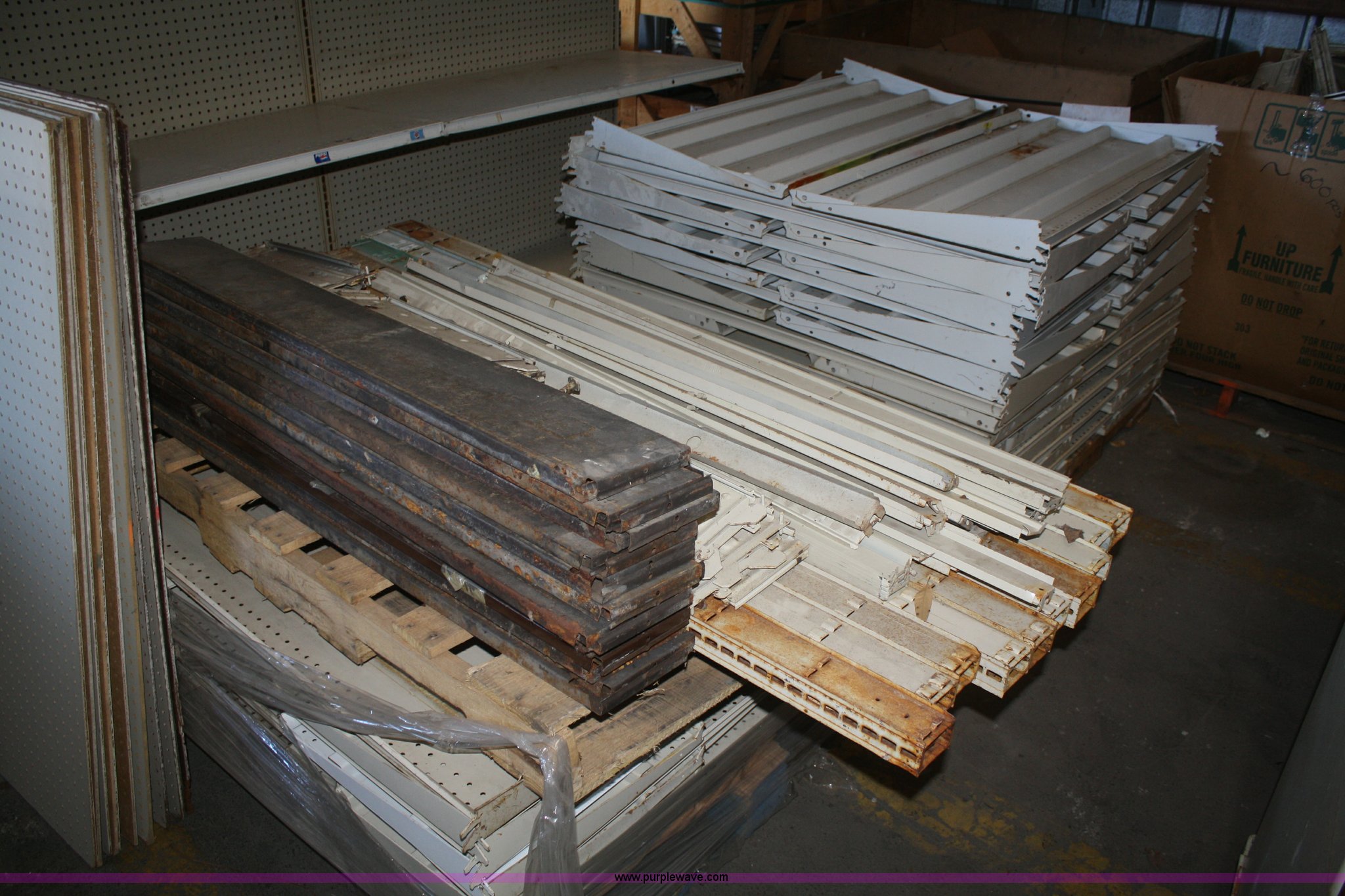 Gondola shelving in Kansas City, MO Item P9901 sold Purple Wave