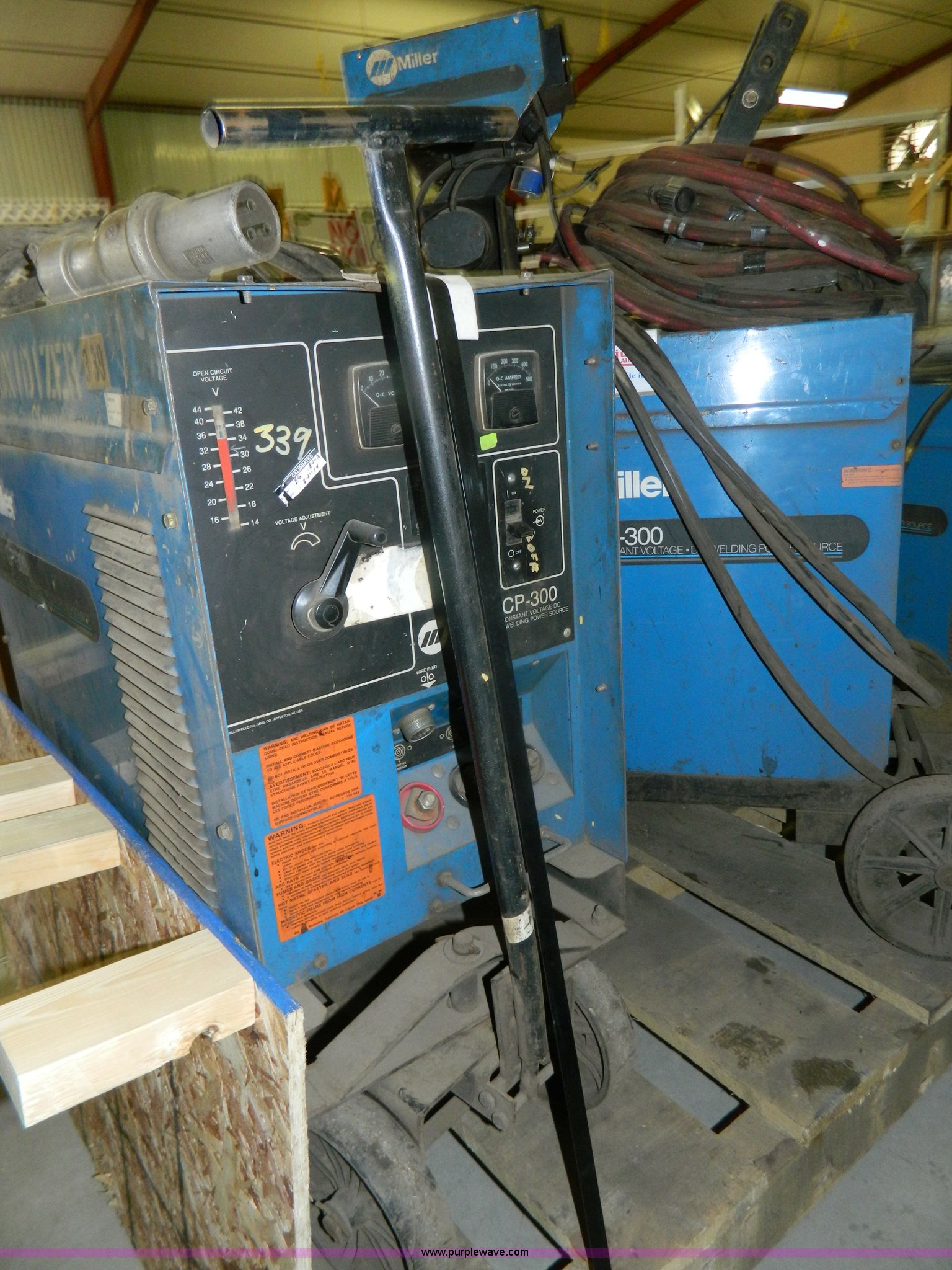 Miller CP300 welder in Concordia, KS Item Y9126 sold Purple Wave