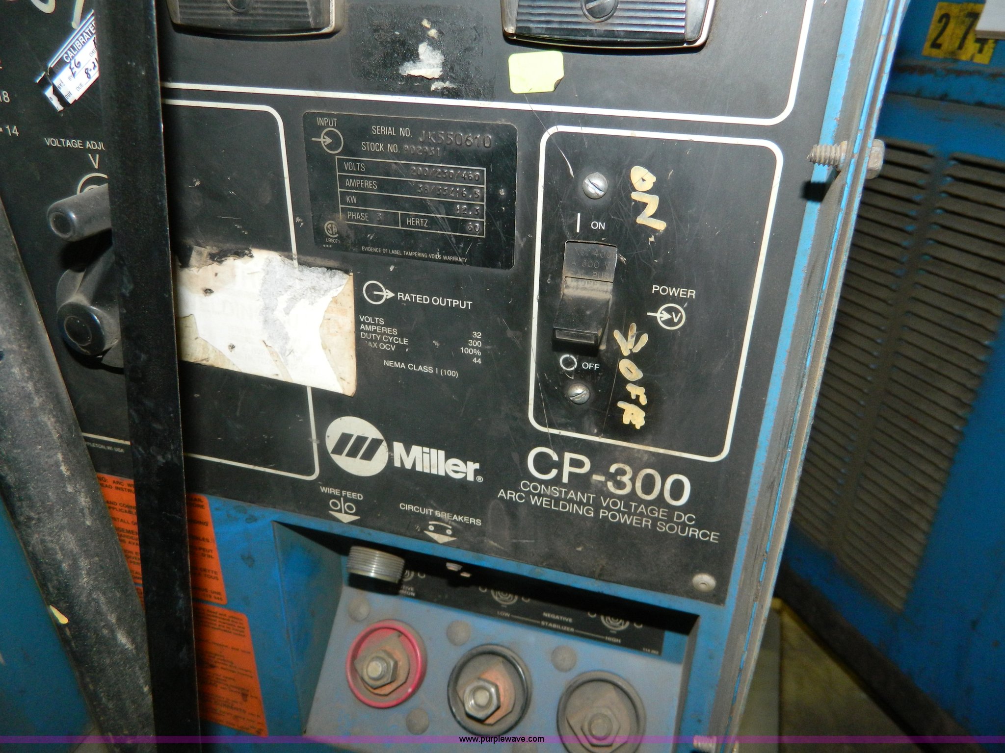 Miller CP300 welder in Concordia, KS Item Y9126 sold Purple Wave