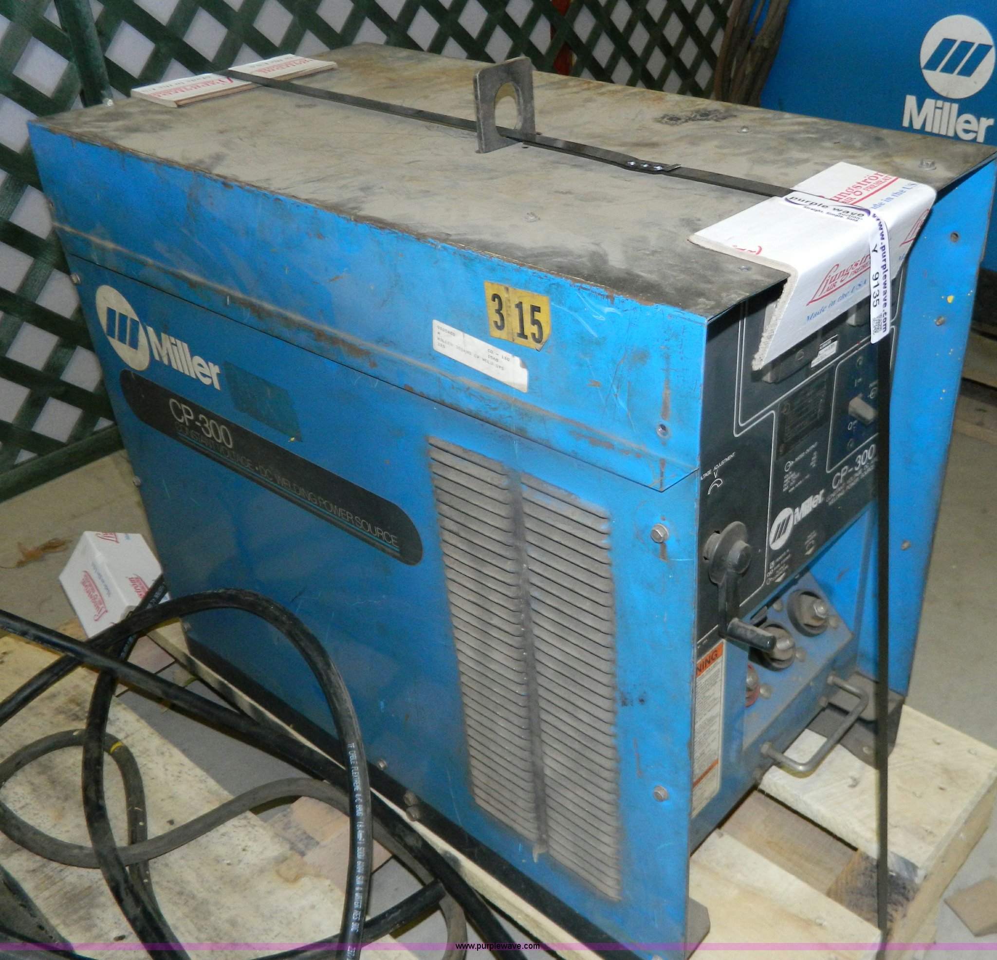 Miller CP300 welder in Concordia, KS Item Y9135 sold Purple Wave