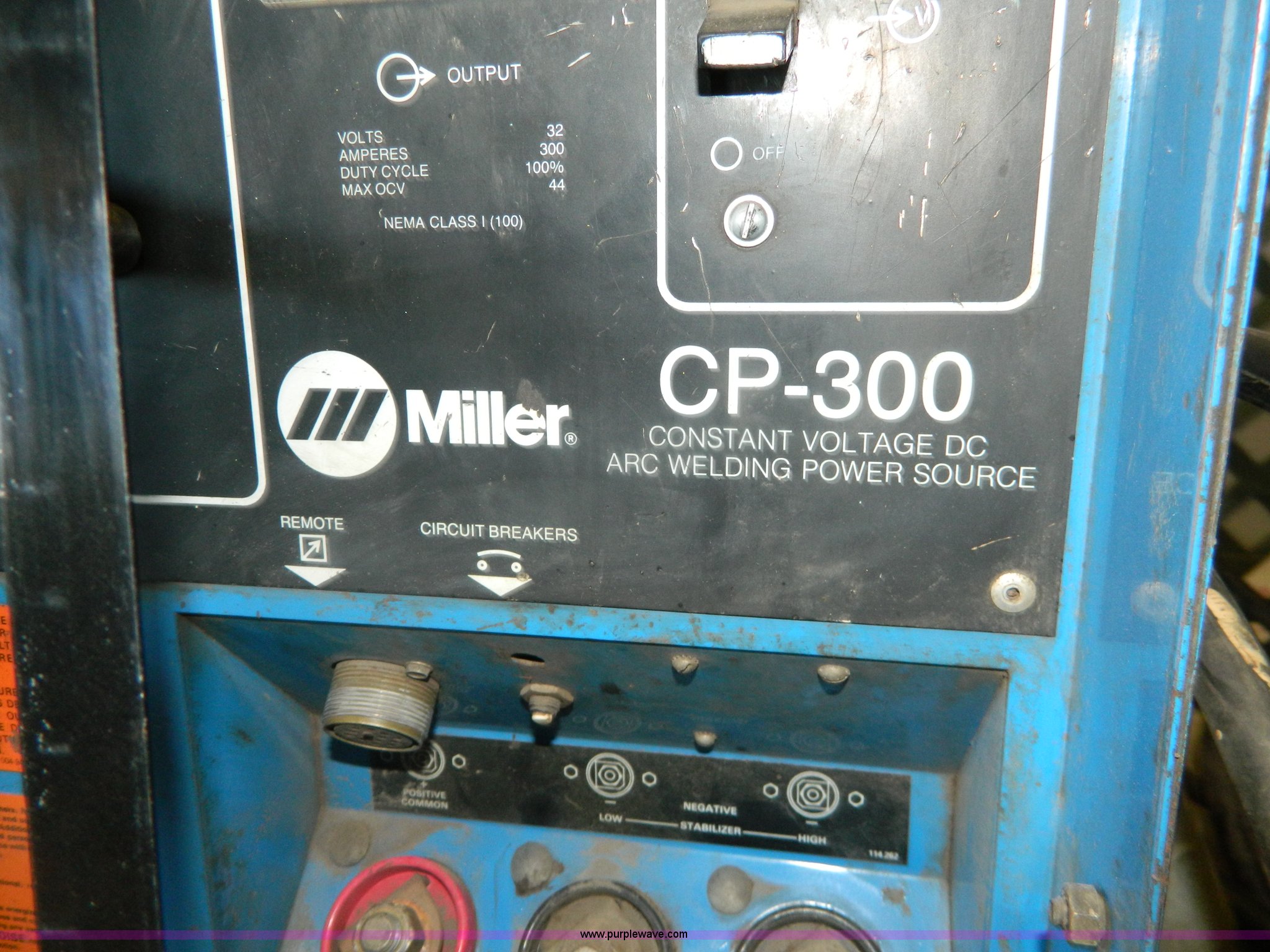 Miller CP300 welder in Concordia, KS Item Y9136 sold Purple Wave