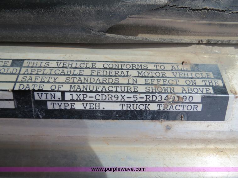 image for item B4549 1994 Peterbilt 377 spreader truck