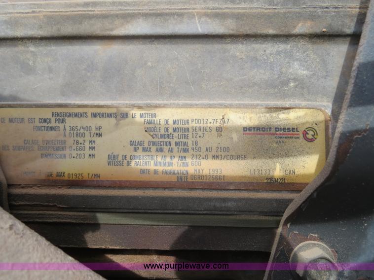 image for item B4549 1994 Peterbilt 377 spreader truck