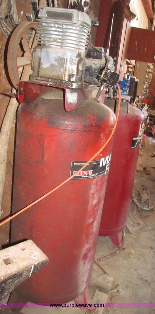 image for item B5312 Sanborn/Coleman Powermate Magna Force air compressor and piping