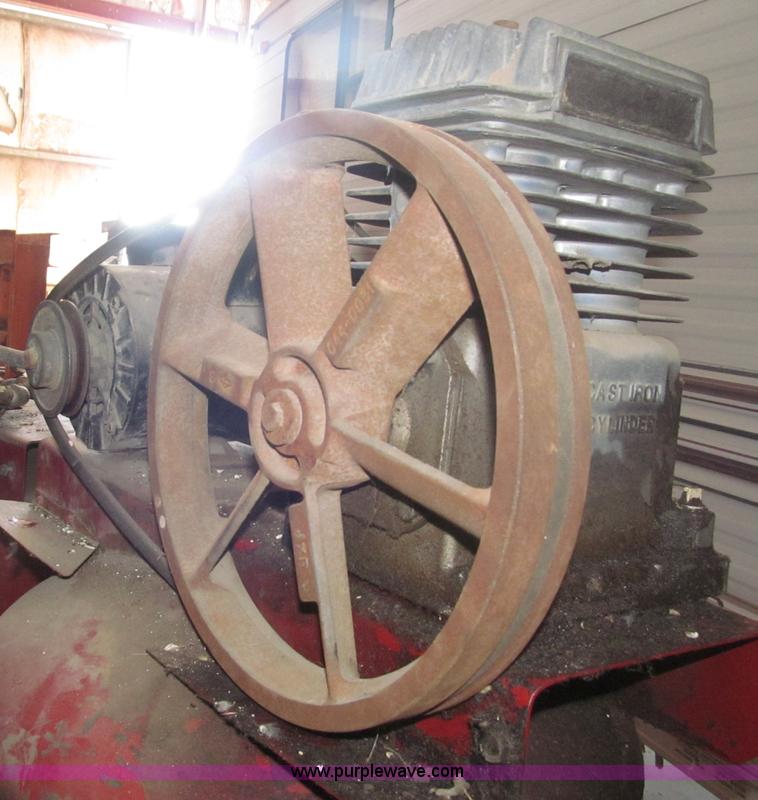 image for item B5312 Sanborn/Coleman Powermate Magna Force air compressor and piping