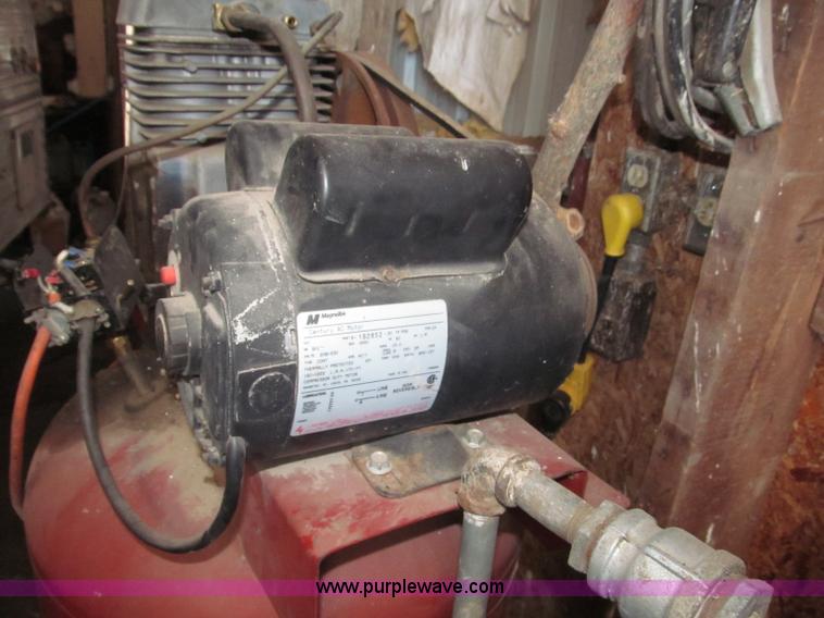 image for item B5312 Sanborn/Coleman Powermate Magna Force air compressor and piping