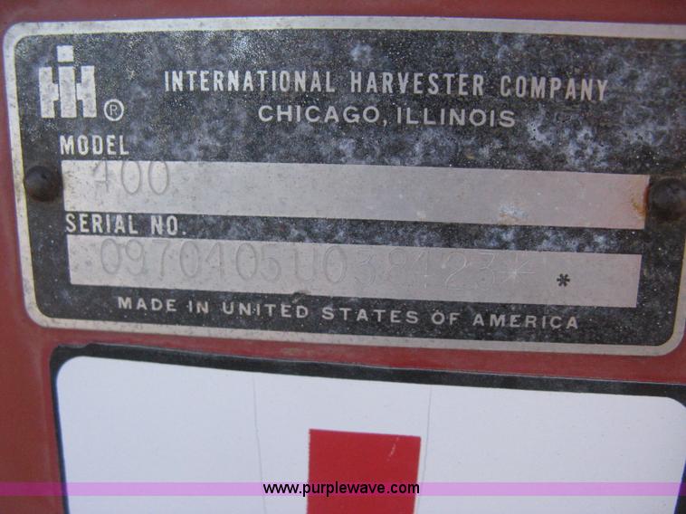 image for item B8430 International 400 Cyclo planter