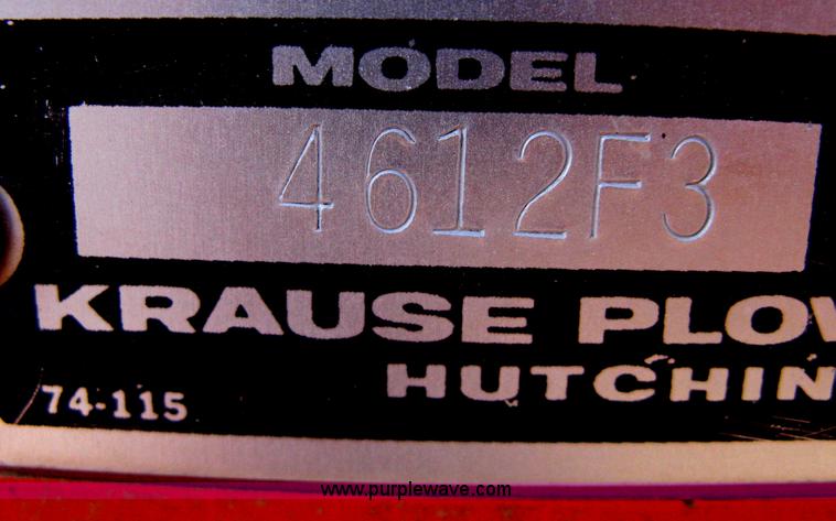 image for item B8473 Krause 4612F3 cultivator