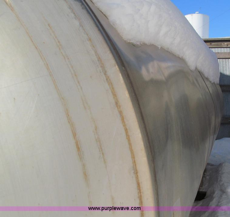 image for item D7048 Approximately 3,200 gallon stainless steel tank