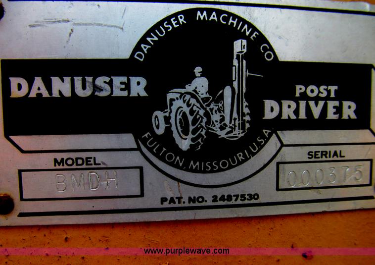 image for item E3591 Danuser BMDH post driver