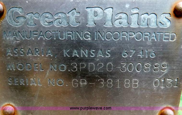image for item F6332 1990 Great Plains Solid Stand 20 grain drill