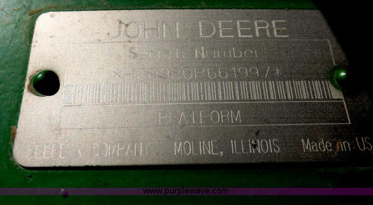 image for item F6366 John Deere 930 rigid header