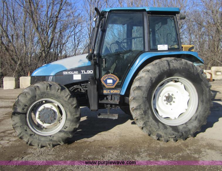 image for item F6569 1999 New Holland TL90 MFWD tractor
