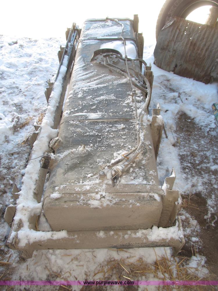 image for item K9637 65 gallon fuel tank removed from GMC Thomas school bus