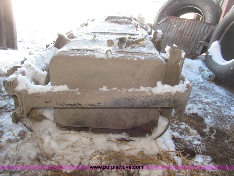 image for item K9637 65 gallon fuel tank removed from GMC Thomas school bus