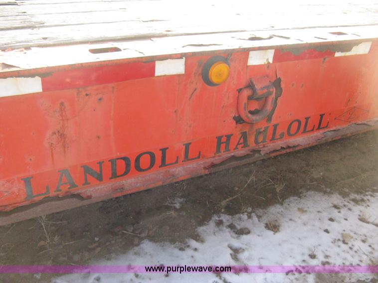 image for item B8444 1996 Landoll Haul 0LL tilt deck equipment trailer